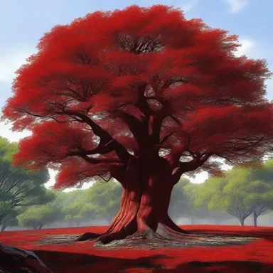 In the fantasy realm, the bloodwood tree is said to have magical properties and is sought after by wizards and sorcerers.