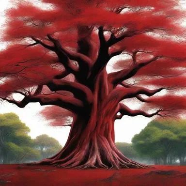 In the fantasy realm, the bloodwood tree is said to have magical properties and is sought after by wizards and sorcerers.