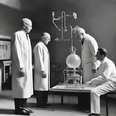 The cliquish group of scientists refused to share their advanced technology with outsiders, creating a futuristic society divided by social exclusiveness.