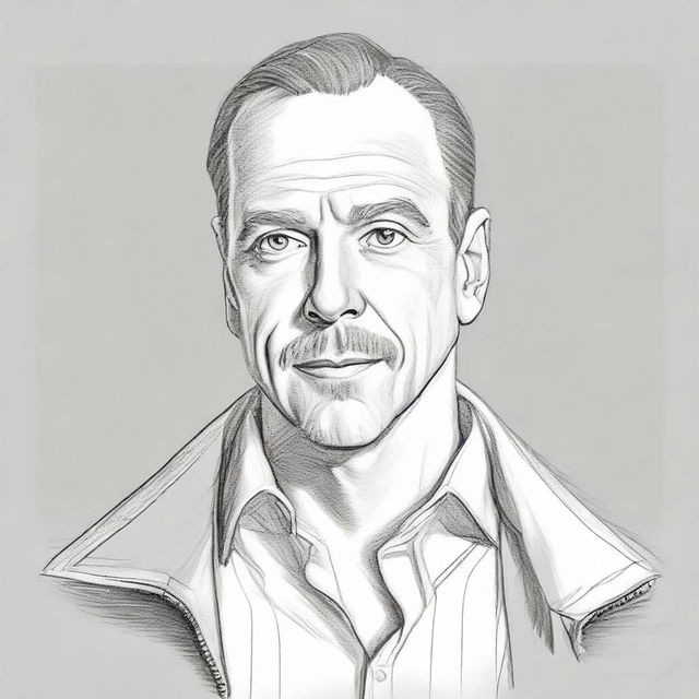 Generate a detailed pencil sketch of the character Bryan Connerty from the TV series 'Billions'.