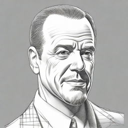 Generate a detailed pencil sketch of the character Bryan Connerty from the TV series 'Billions'.