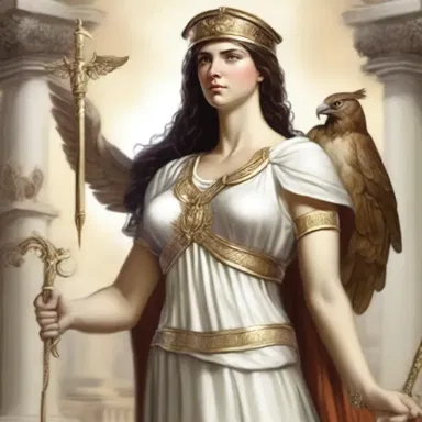 According to Greek mythology, Athena was a wise and courageous college girl known for her strategic skills in warfare.
