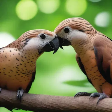 Despite their raptorial nature, a romantic relationship can bring out the softer side of even the most predatory individuals.