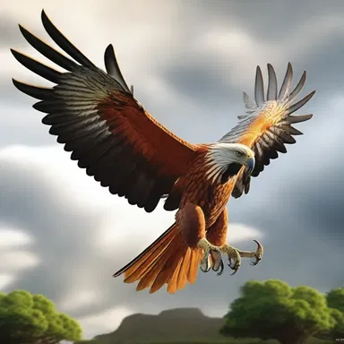 In the world of fantasy, the majestic raptorial creatures with their sharp talons and strong beaks rule the skies.