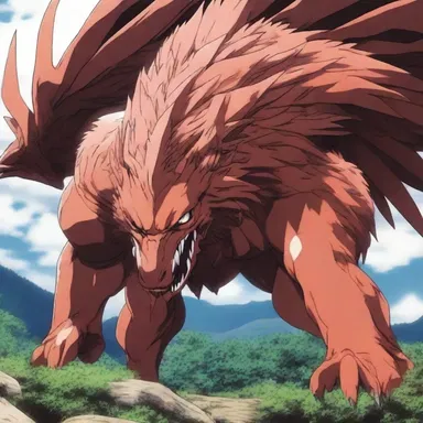 The anime showcased a legendary raptorial beast, feared by all due to its ruthless hunting skills and sharp eyesight.