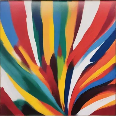 The artist used a thick, heavy paint to give the artwork a consistency that made it visually appealing.