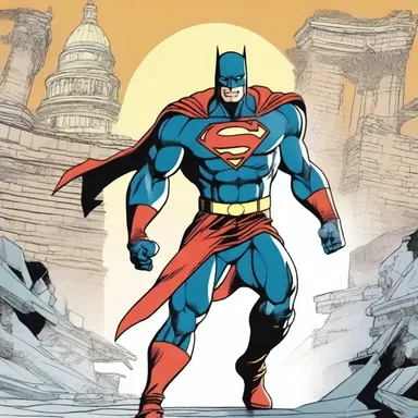 The comic book artist used consistent lines and colors throughout the story to create a sense of consistency and flow.