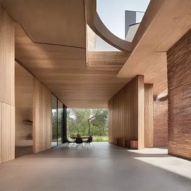 The architect emphasized consistency in the design of the building, using the same materials and style throughout to create a unified and aesthetically pleasing structure.