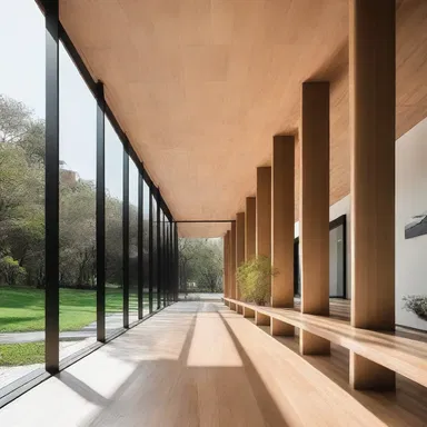 The architect emphasized consistency in the design of the building, using the same materials and style throughout to create a unified and aesthetically pleasing structure.