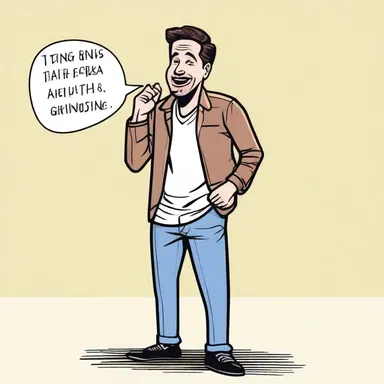In his stand-up routine, the comedian used inconsistency as a comedic device, intentionally setting up a premise that contradicted itself for a humorous twist.