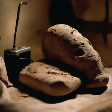 In the horror story, the villain used a dehydrating machine to turn victims into mummified corpses.