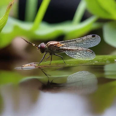 The protagonist in the novel discovered a hidden world of caddis fly larvae in the depths of a secluded pond, leading to a mystical journey.