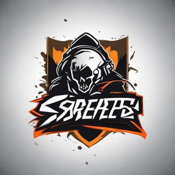 Create a logo for a football team named Screamers, incorporating energetic and powerful imagery relevant to football