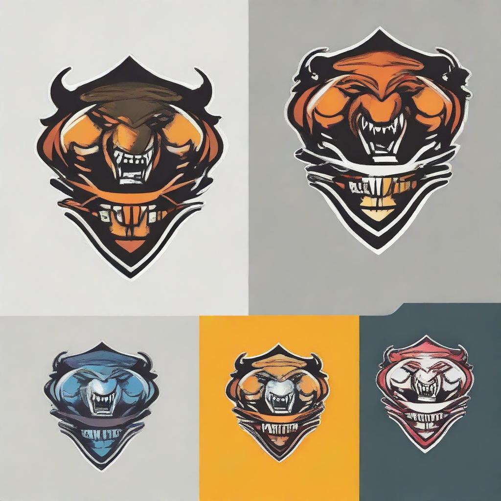 Create a logo for a football team named Screamers, incorporating energetic and powerful imagery relevant to football