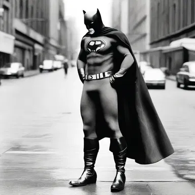 The superhero character was known for his distinctive buskin boots, which added to his tough and edgy image.
