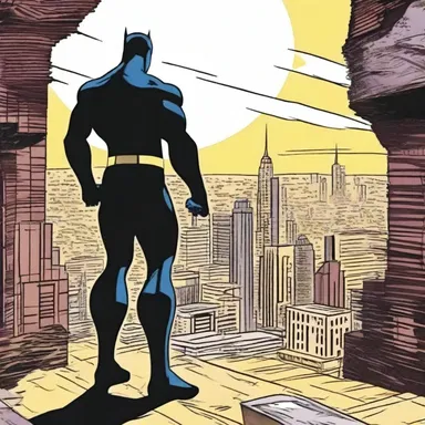 In the comic book, the superhero used his telescopic vision to spot the villain's hideout from miles away.