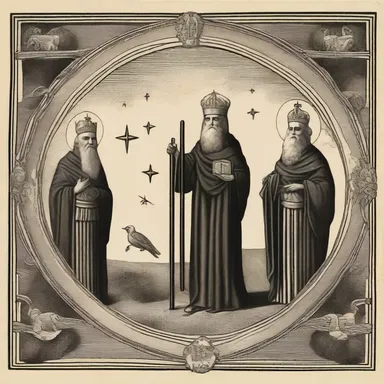 According to the religious text, certain saints were gifted with telescopic vision, allowing them to perceive celestial beings beyond the grasp of ordinary mortals.