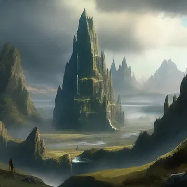 In the world of fantasy, there are often hidden telescopic lands that can only be seen by the chosen ones.