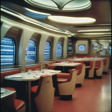 In the science fiction movie, the futuristic restaurant offered a prix fixe menu with robotic servers.