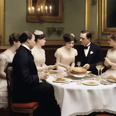 During the Victorian era, prix fixe meals became popular in high society as a way to showcase social status.