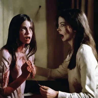 The characters in the horror movie encountered unpropitious events one after another, increasing the fear factor.