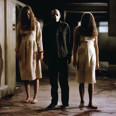 The characters in the horror movie encountered unpropitious events one after another, increasing the fear factor.