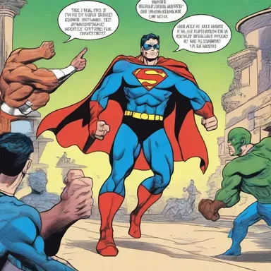 The superhero's inflexible sense of justice often causes him to clash with other characters in the comics.