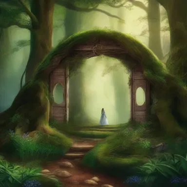 The inflexible laws of the magical realm forbade humans from entering the enchanted forest.