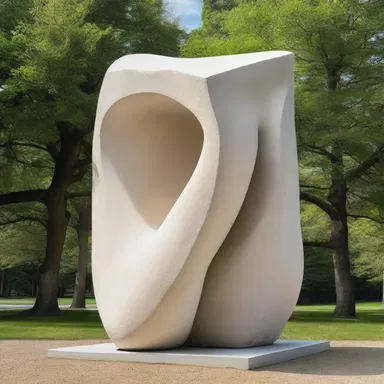 The inflexible sculpture made entirely of stone showcased the artist's ability to create rigid forms.