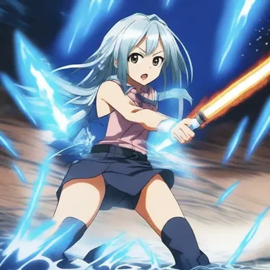 In the anime series, the main character possesses a unique power to summon a reversing thermometer and control the temperature of water as a weapon during battles.