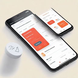 An image illustrating a mobile application interface that offers attractive promotions and useful advice, aiding in retaining existing customers and attracting new ones interested in special offers