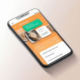 An image illustrating a mobile application interface that offers attractive promotions and useful advice, aiding in retaining existing customers and attracting new ones interested in special offers