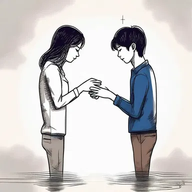 With a single touch of their lover's hand, they felt all their worries being rid from their mind.