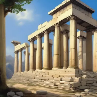 According to Greek mythology, when the Titans rose against the gods, they despoiled the sacred temples and sacred groves.