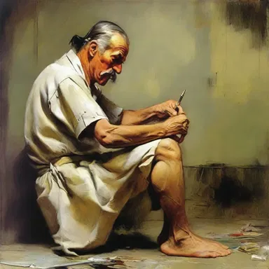 The artist's die-hard commitment to realism influenced all his paintings, as he refused to experiment with any other artistic style.