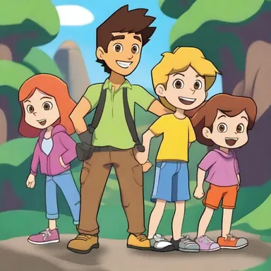 In the animated series, the adventurous characters constantly jeopardize their safety in order to save their friends and overcome obstacles.