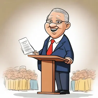 As the cartoon character made his heartfelt speech, the significance of his words started to sink in for the young audience.