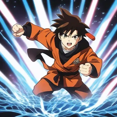 In the anime, the protagonist used their special power to sink in and out of different dimensions.