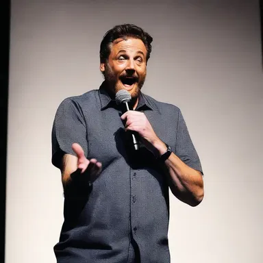 During the comedy show, the comedian told a funny joke that made the punchline sink in slowly.