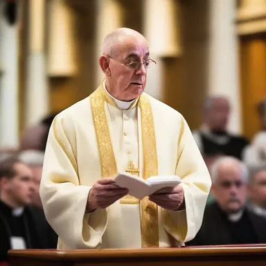 During the sermon, the priest emphasized the importance of the teachings, urging the congregation to let them sink in deeply.