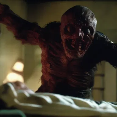 In the episode, the character had a freaky nightmare that left them trembling with fear.