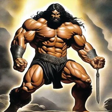 The Bible mentions Samson, a strong and energy-releasing hero who possessed incredible powers.
