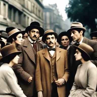 The movie showcased a group of conformist characters who adhered to societal norms and expectations.