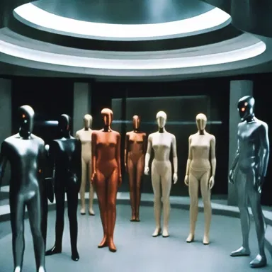 The futuristic society depicted in the science fiction movie had strict rules, and anyone who deviated from them was considered a non-conformist.