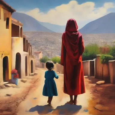 The artist captured the beauty and essence of her homeland in her breathtaking paintings.