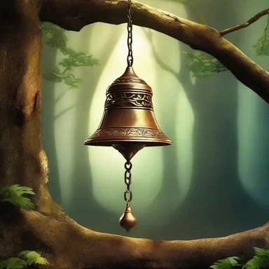 The distant sound of a mystical bell heralded the awakening of ancient magic in the kingdom.