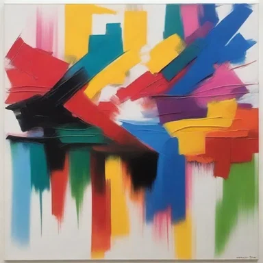 The vibrant color palette and unique brushstrokes used in the painting heralded a new era in abstract art.
