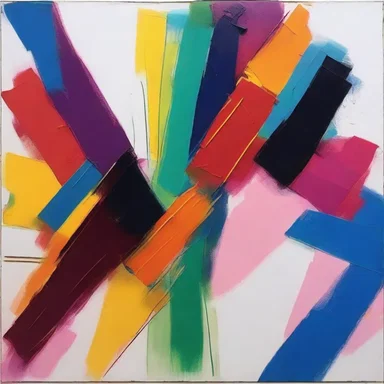 The vibrant color palette and unique brushstrokes used in the painting heralded a new era in abstract art.