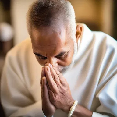 During prayer, he experienced an exquisite focus that allowed him to feel the sharp connection to his faith.