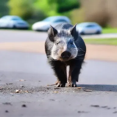 Why did the musk hog cross the road? To get to the stinky side!